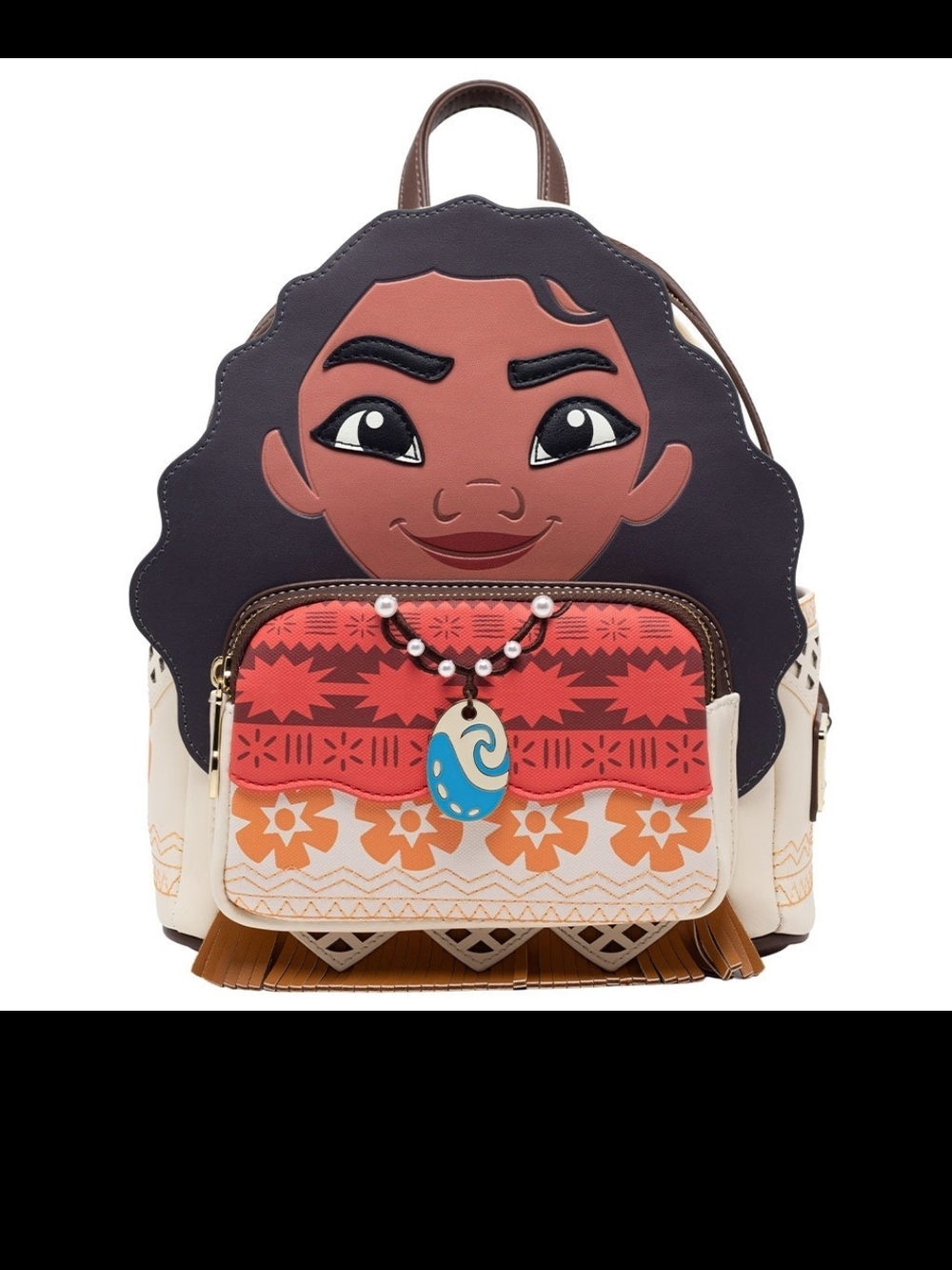 Loungefly Moana Exclusive Character Mini Backpack – Brown, Red & Cream BNWT